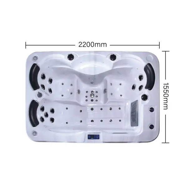 Wholesale 3 Persons Free Standing Sexy Massage Hot Tub Spa Outdoor Adult Portable Bathtub