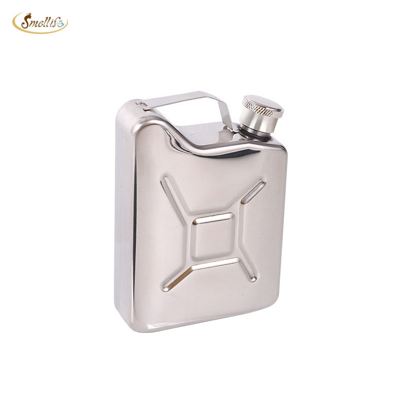 5oz Stainless Steel Small Portable Oil Jerry Can Shape Alcohol Bottle Pocket Wine Bottle Pot Flagon Hip Flasks