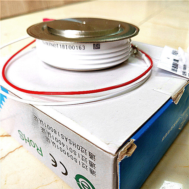 TECHSEM Capsule Thyristor industrial with red and white leads KK2500A2800V KK3000A3000V Thyristor KK1000A 2500V