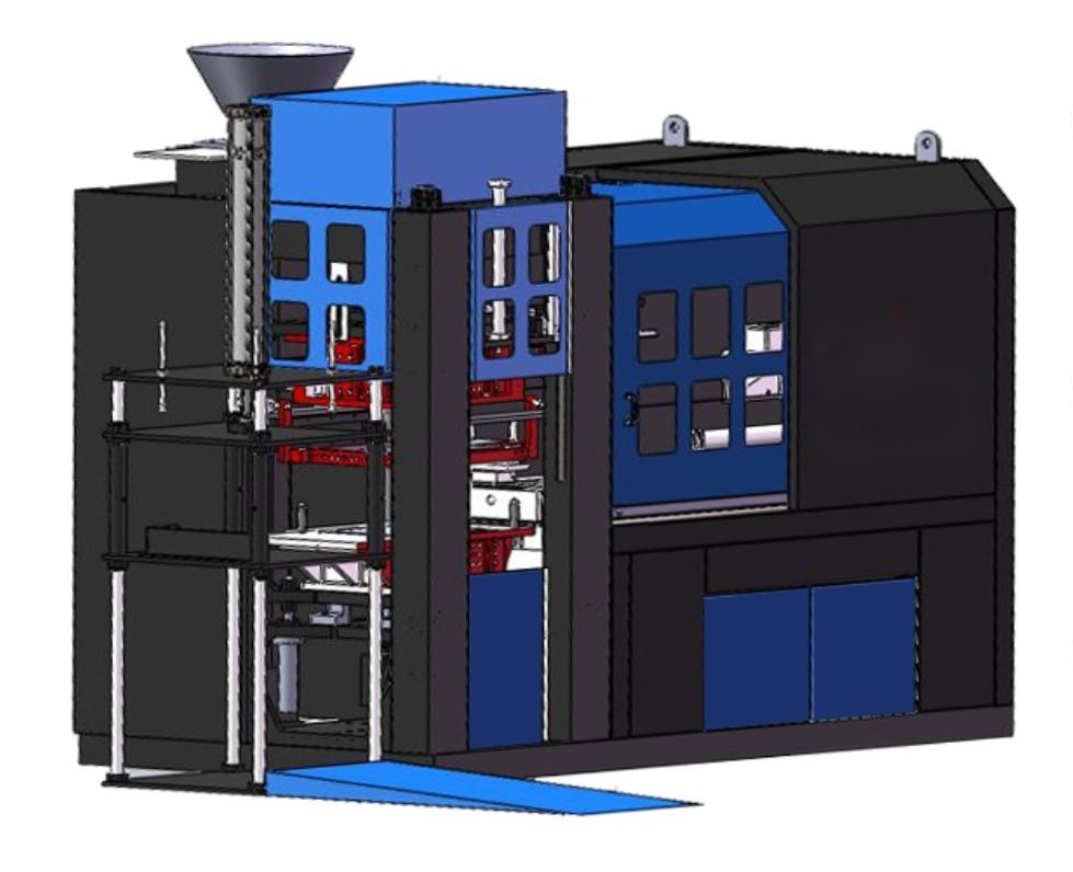 Fully automatic cast iron part agriculture machinery parts sand molding machine