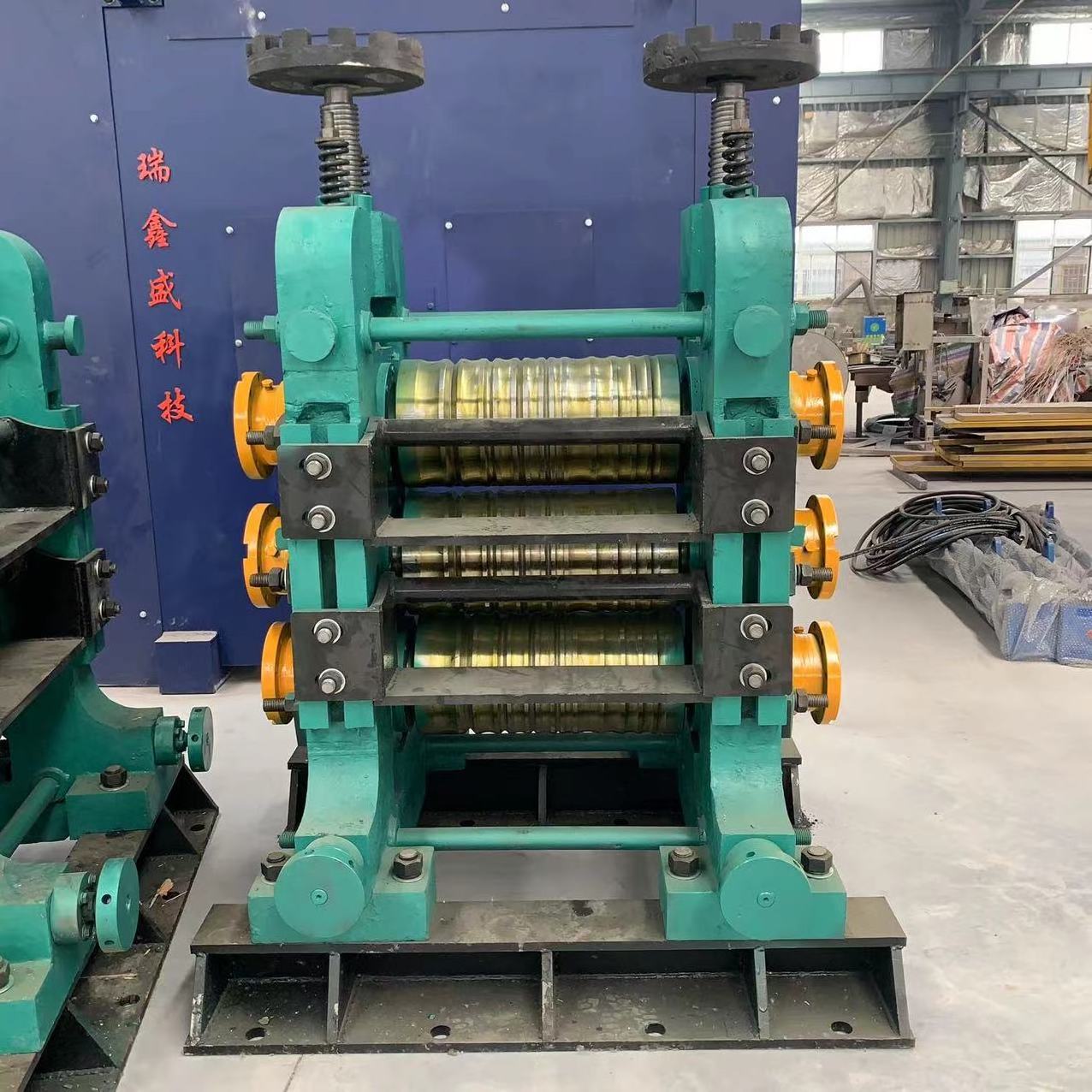 Tmt bar manufacturing machine steel construction flat bar hot rolling mill steel rebar angle making machine production line