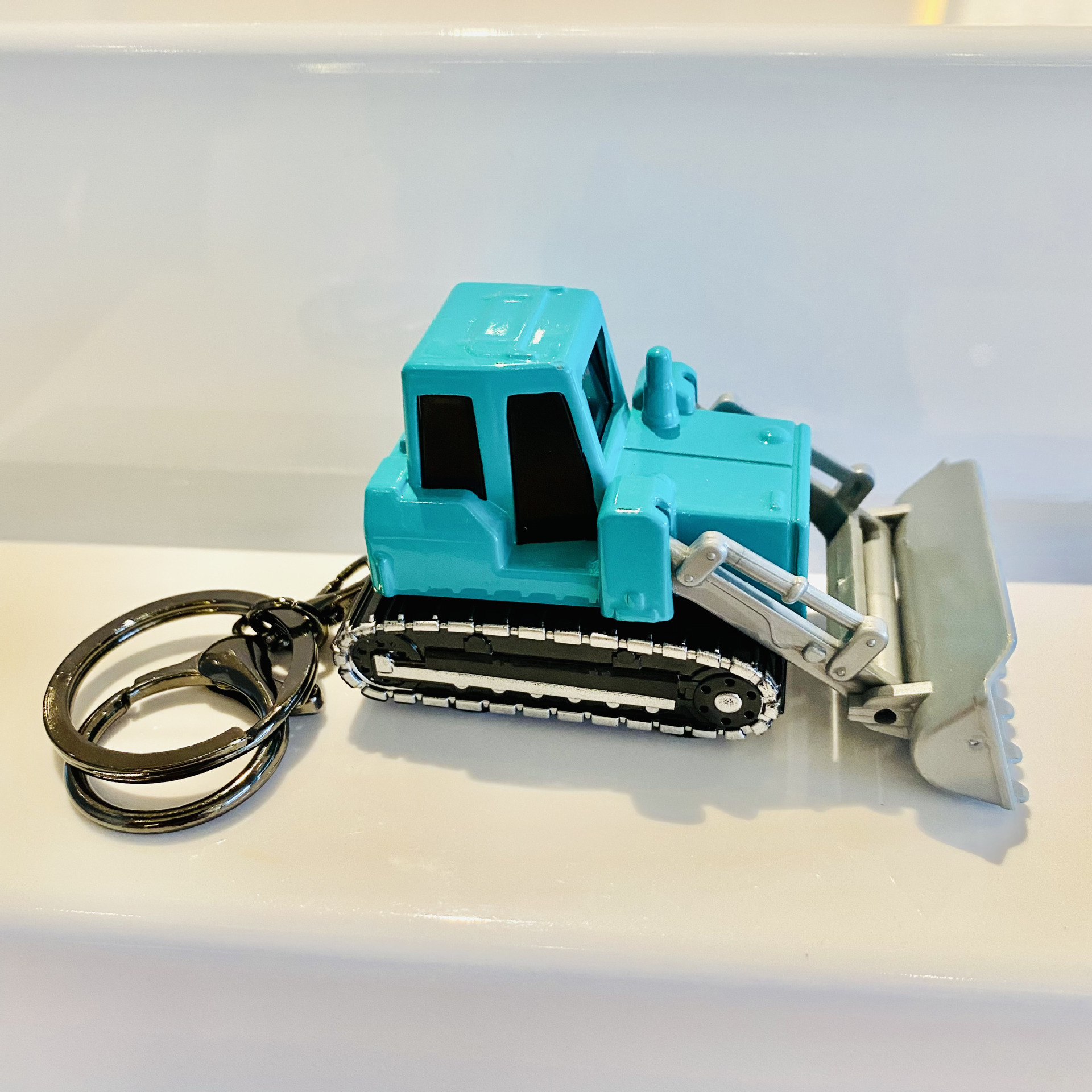 HOT Simulation Alloy Car Model Mini Engineering Truck Excavator keychain Diecast Toy Vehicles Metal Car Model Key Chains