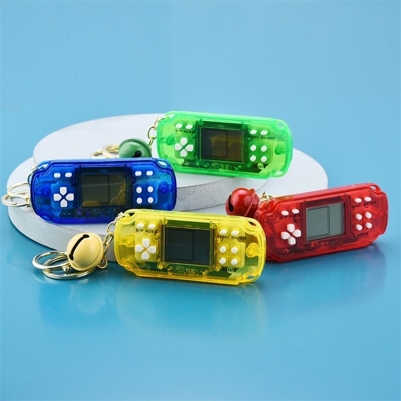 Factory Creative Handheld Game Console Portable Mini Brick Game Players keychain Present for Kids Adult