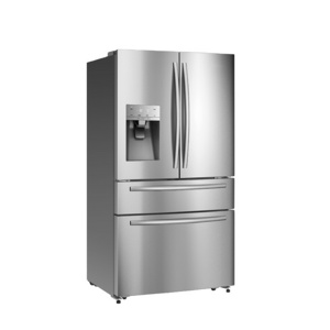 Smeta 516L Stainless Steel French Door Fridge Refrigerator With Ice&Water Dispenser