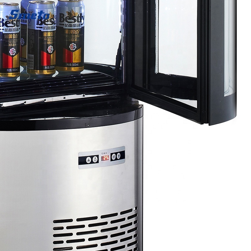 400L Air Cooling Bakery Refrigerator Upright Round Cake Display Chiller