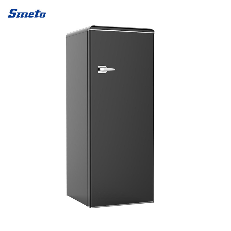 Simple Design Refrigerator Single Door Retro Fridge with External Handle for TSR-225WU