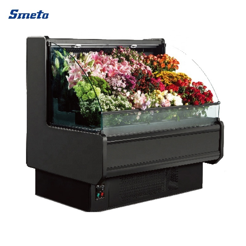 Smeta 110V Air Cooling Fresh Flower Display Chiller Supermarket Refrigeration Showcase For Flowers