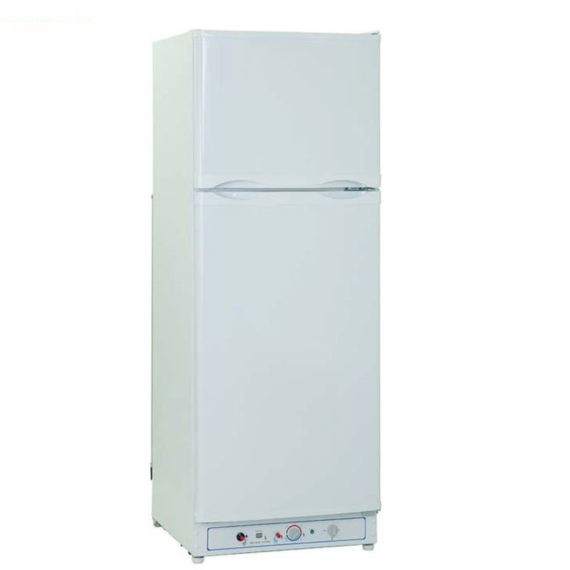 170L LP Gas Kerosene Electric Three Power Source Top Freezer Refrigerator