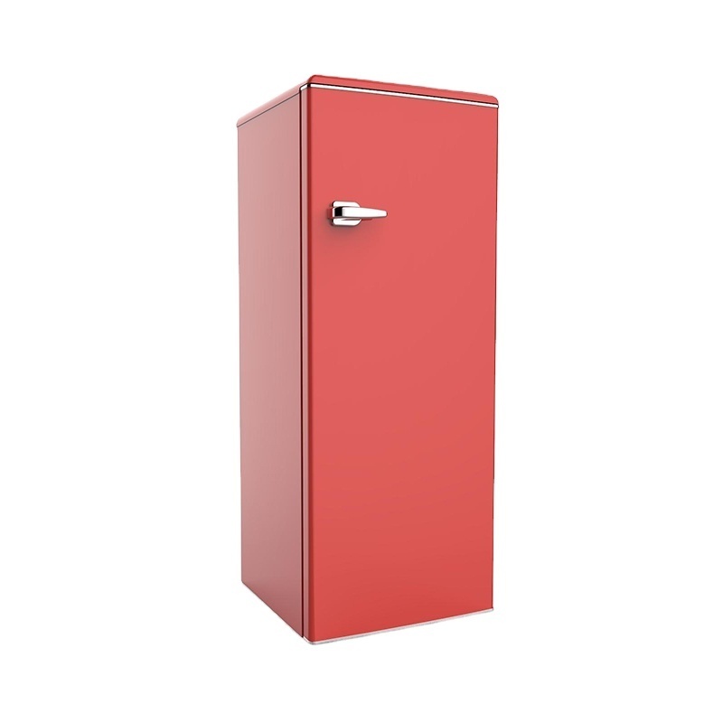 Simple Design Refrigerator Single Door Retro Fridge with External Handle for TSR-225WU