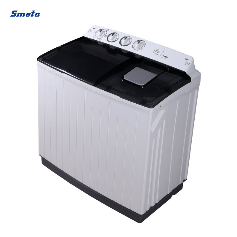 Smeta 12kg/7Kg  Laundry Semi Auto Washer Twin Tub Washing Machines For Home