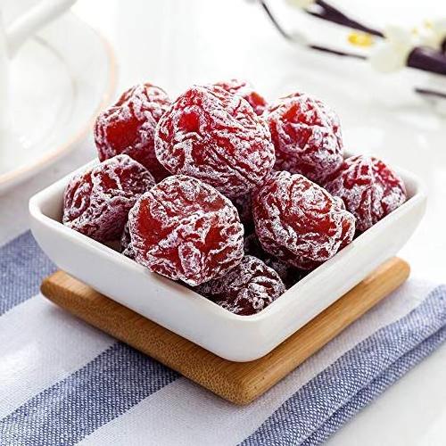 Delicious Chinese Yogurt Plums Preserved Dried Plums Sweet and Sour Sugar Non-GMO Dried Plums Vegetarian 7oz (200g)