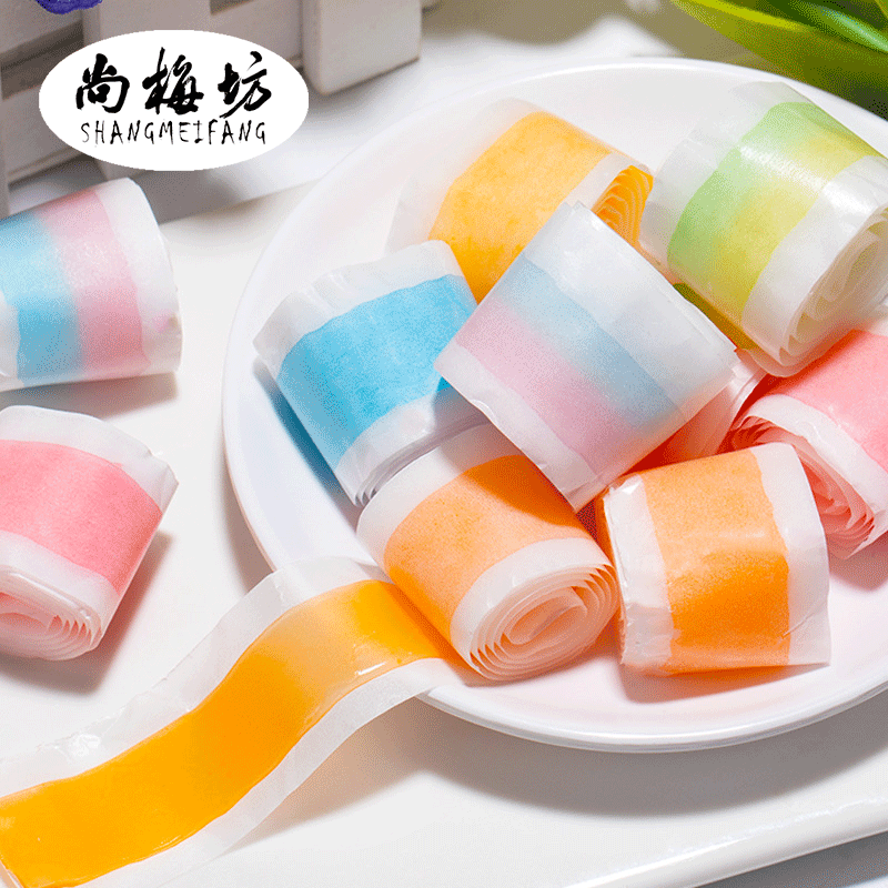 Factory Price Fruit Roll Up Roll Fruit Jelly Gum Wholesale Candies Fruit Candy Gummy Roll Candy Custom Package