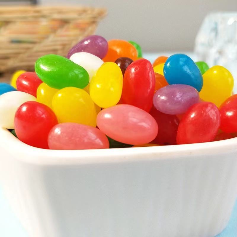 Hot Sale Assorted Fudge Rainbow Jelly Gummy Candy Kids Soft Chewy Fruit Candy Sweet Sour Rainbow Candy