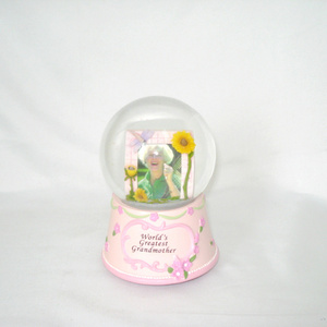 Best Seller 100mm Sunflower Picture Frame Mother's Day Snowglobe With  Music