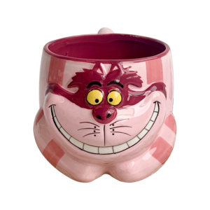 Hot Sale Cheshire Cat Ceramic 3d Mugs Customizable Pink Coffee Mug