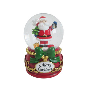 High quality & best price large 100mm Christmas water transparent crystal ball snow globe kit