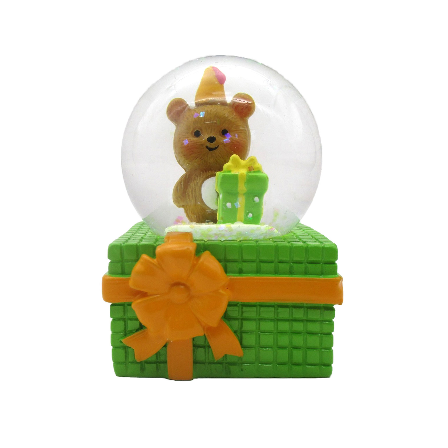 Newest Cute Animal Decorated Funny Easter Snow Globe For Children Gifts