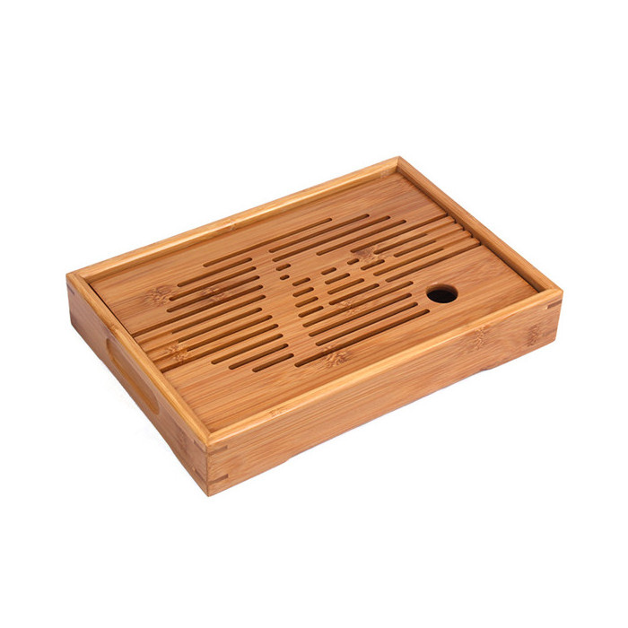 Portable lazy  kung fu travel tea set japanese hotel tea and coffee turkish Chinese kung fu gongfu wood bamboo tea tray