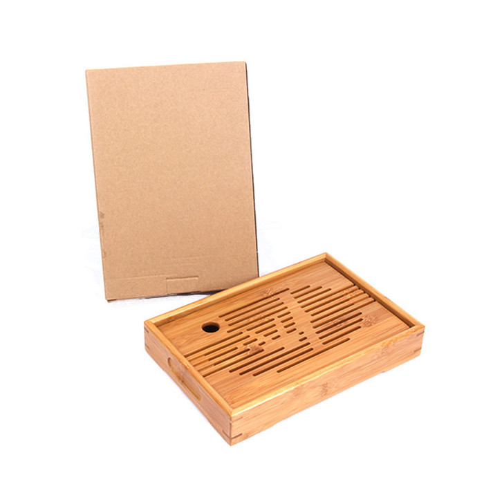 Portable lazy  kung fu travel tea set japanese hotel tea and coffee turkish Chinese kung fu gongfu wood bamboo tea tray