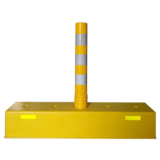 H78cm flexible lane separator warning bollard delineator road divider