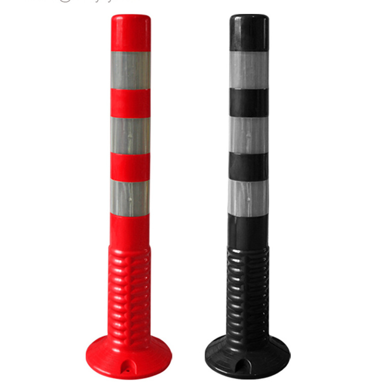 H75cm TPU flexible bollard delineator post  warning post