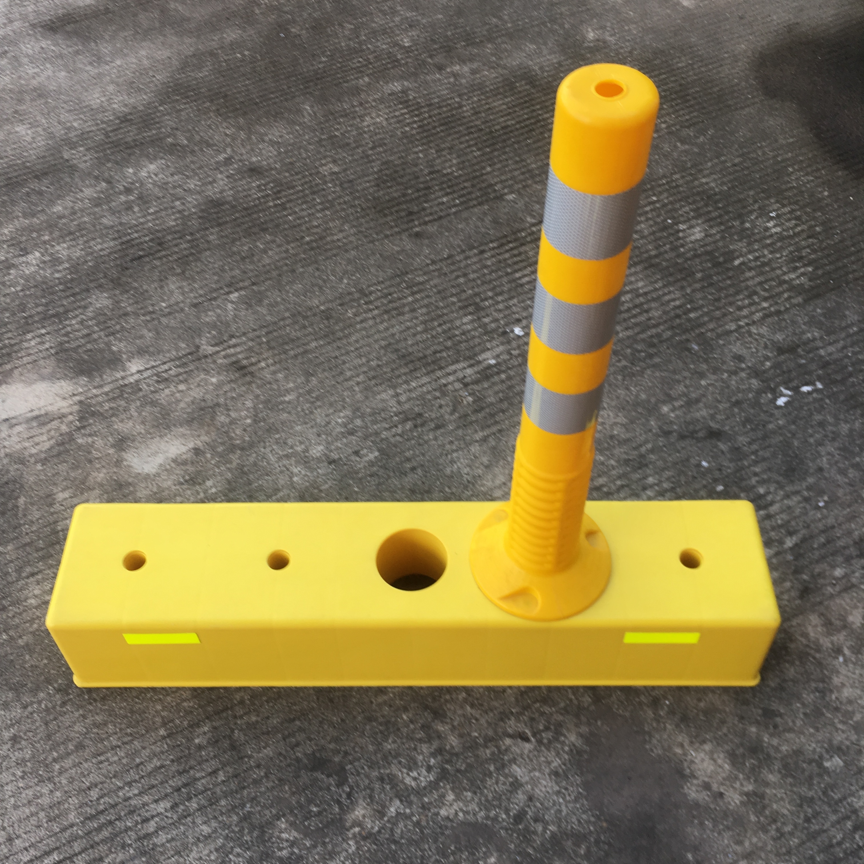 H78cm flexible lane separator warning bollard delineator road divider