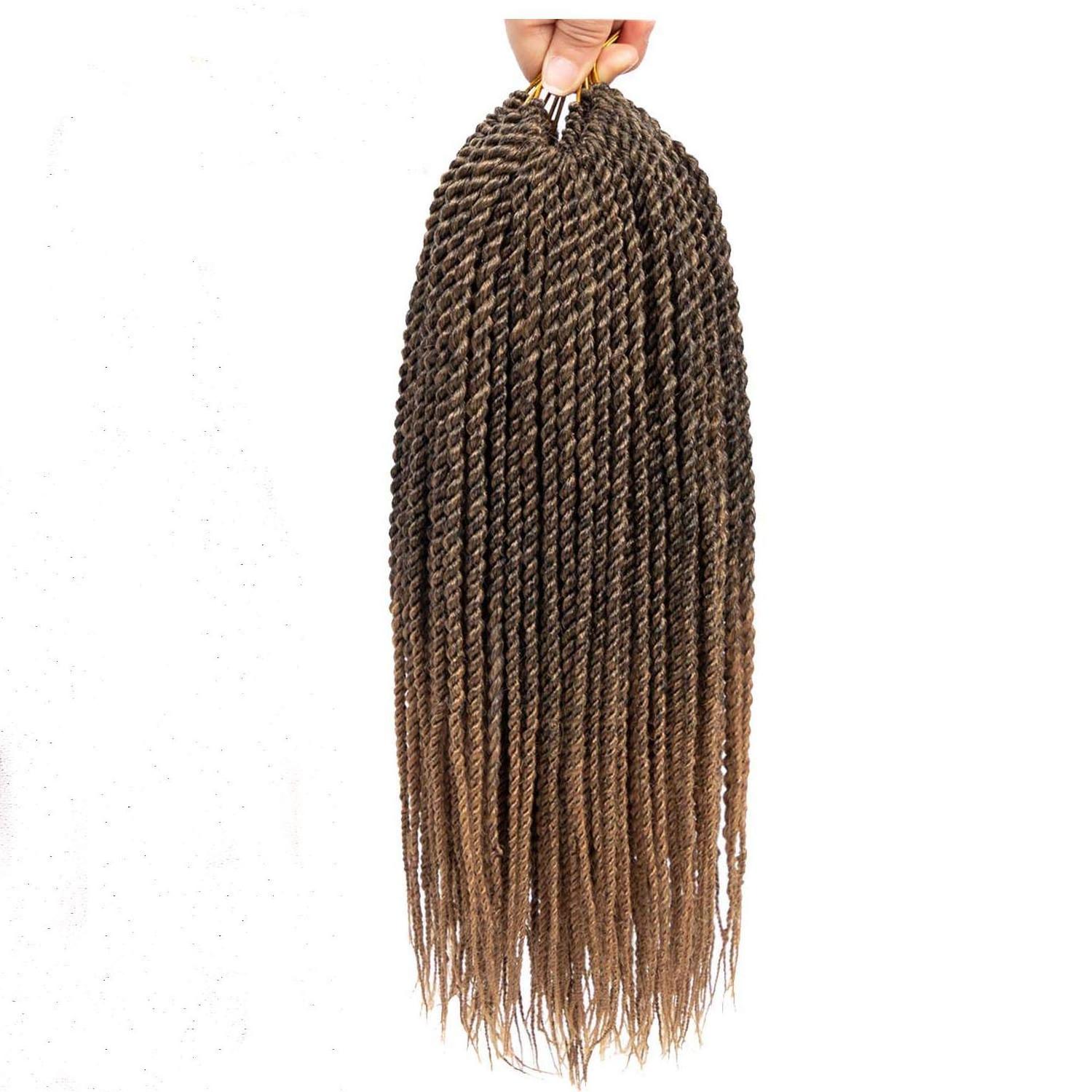 Prestretched braiding hair wigs 6pcs per bag black braiding hair crochet wig shipped from warehouse in usa for black women