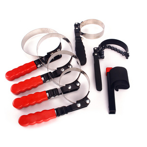 Belt Wrench oil filter puller Strap SpannerChain Oil Filter Cartridge Disassembly Tool oil filter wrench Adjustable Strap Opener