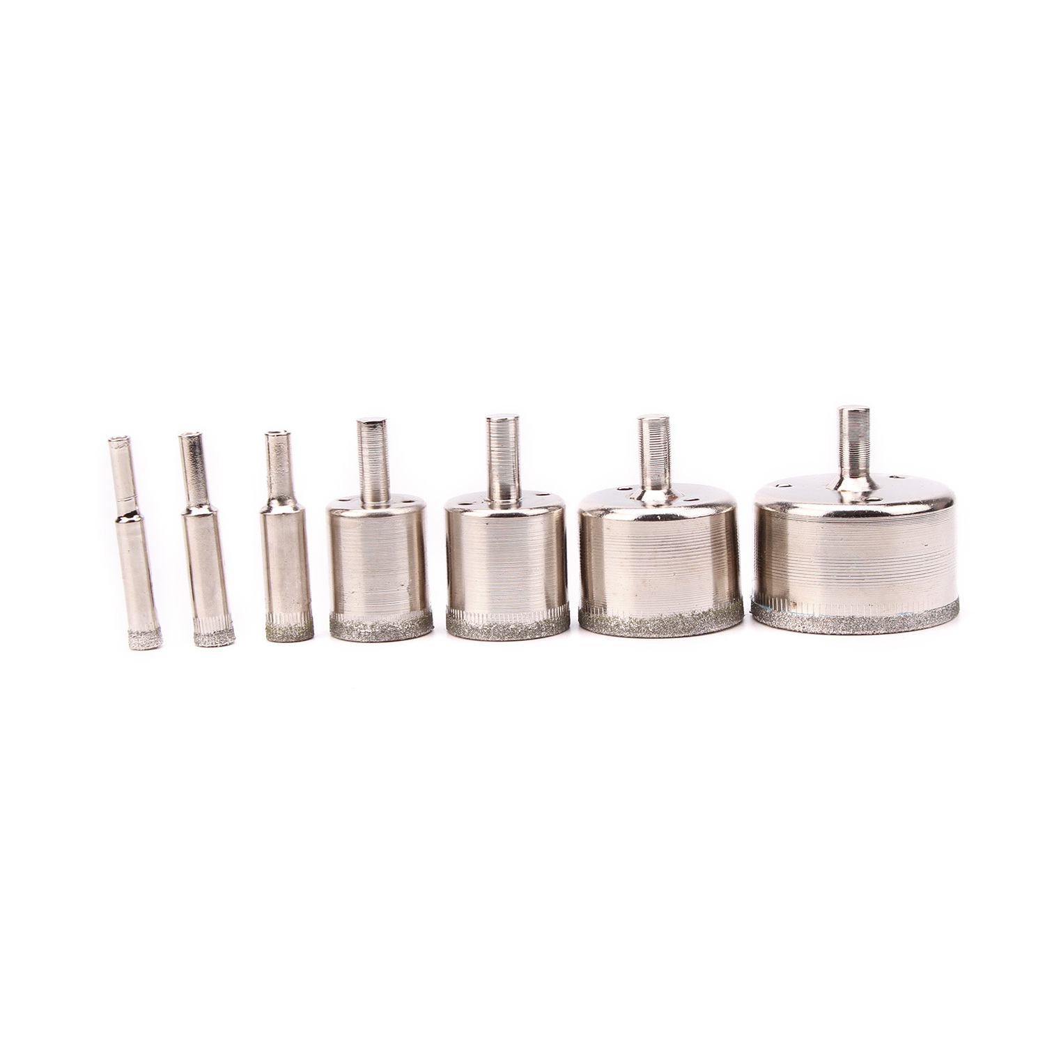 15pcs Diamond Hole Saw Drill Bit Sets Ceramic/Porcelain Tiles/Glass/Fish Tank/Quartz/Marble/Granite Core 12-50mm