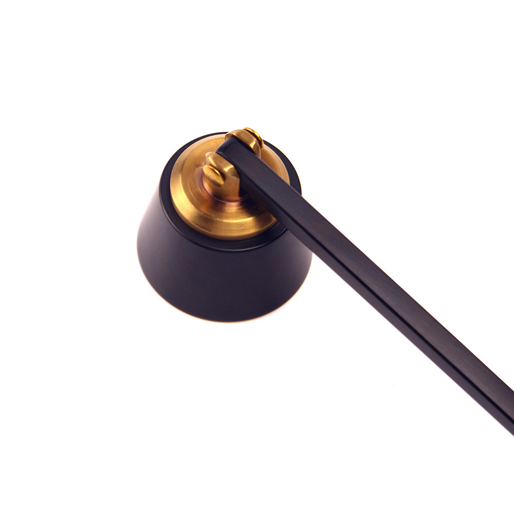 New Arrival Luxury Black Matte Indoor Aromatherpay Candle Snuffer Candle Wick Fire Extinguishing