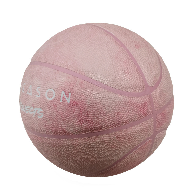 Official size 7 basketball with logo custom basketball training PU laminated basketball