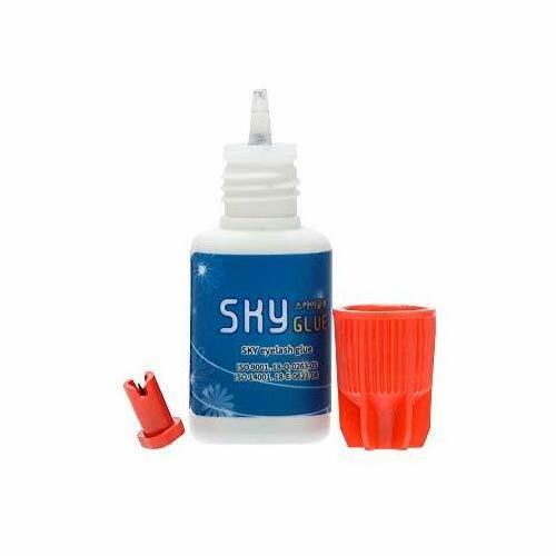 Korea Private Label Individual  Sky EYELASH Glue Red cap 1-2s Dry Time 5ml Sky S+ Glue For Eyelash Extensions Adhesive