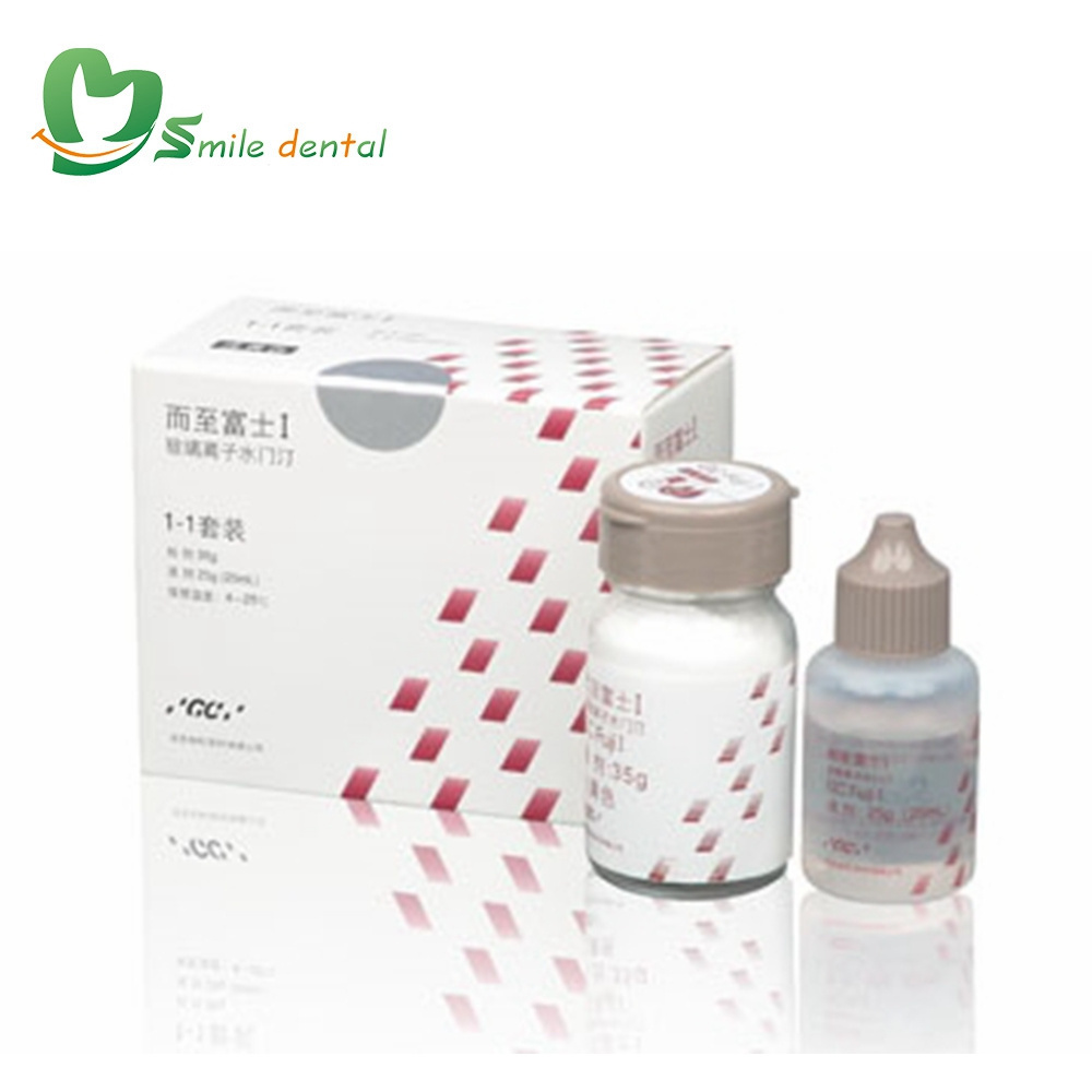 Dental material gc fuji 1 glass ionomer luting cement