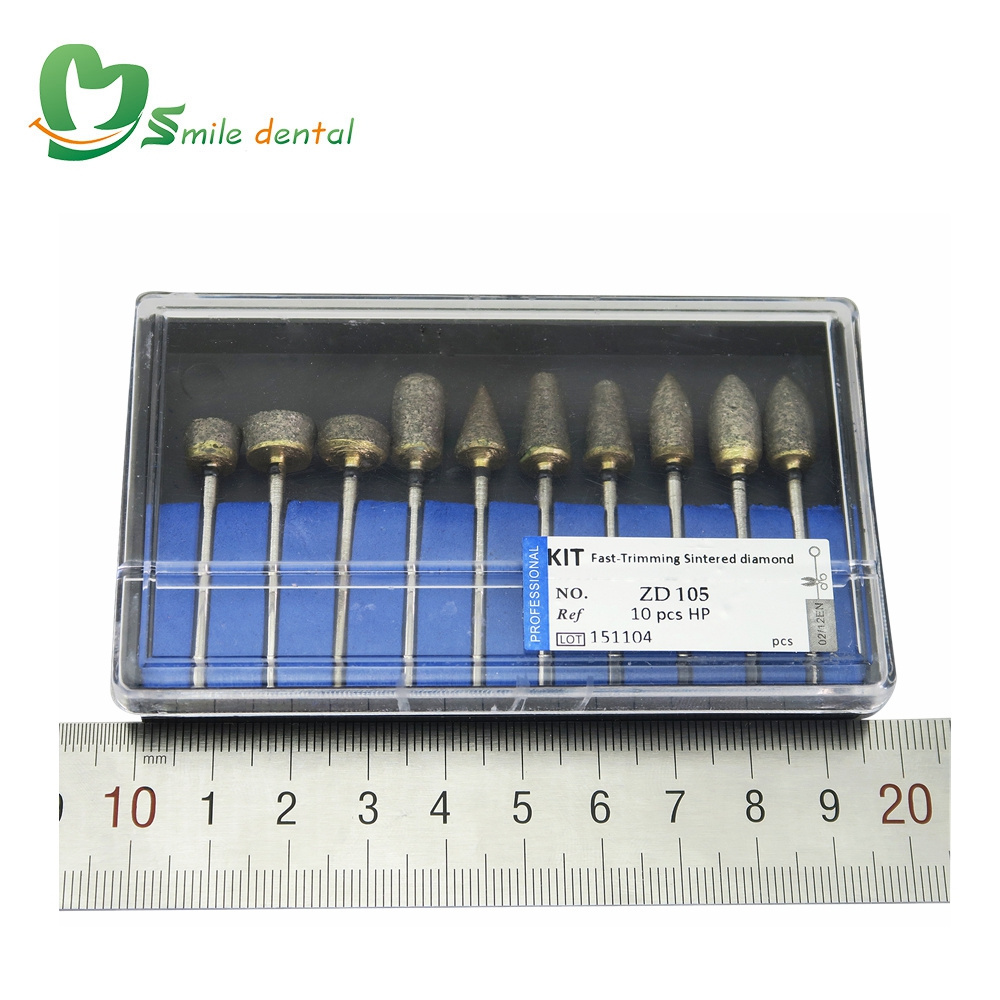 Sintered Diamond Burs For Low Speed Handpiece Lab Jewellery Dental Grinding Drill