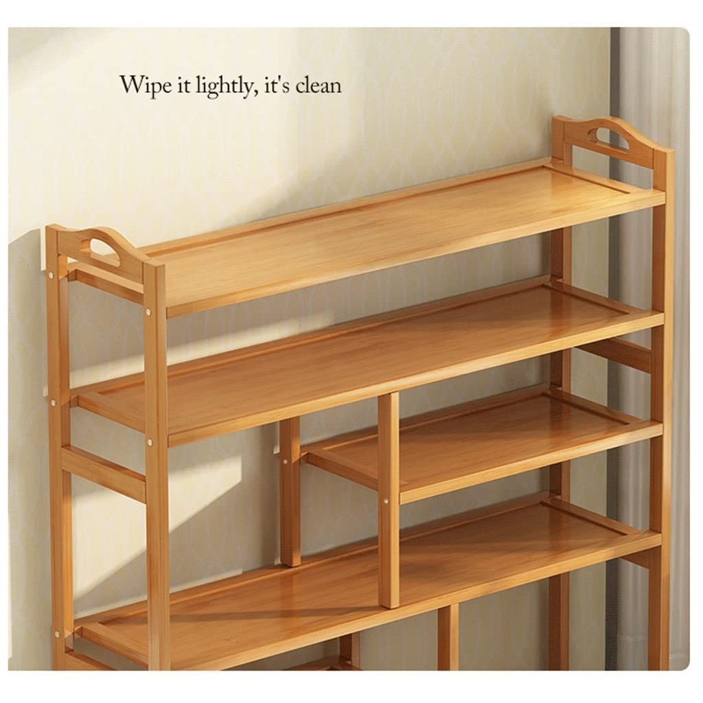 Modern Shoe Rack Cabinet Cupboard Storage Organizer 21 Pairs Portable Double Wooden Shoe Rack Cabinet For Living Room