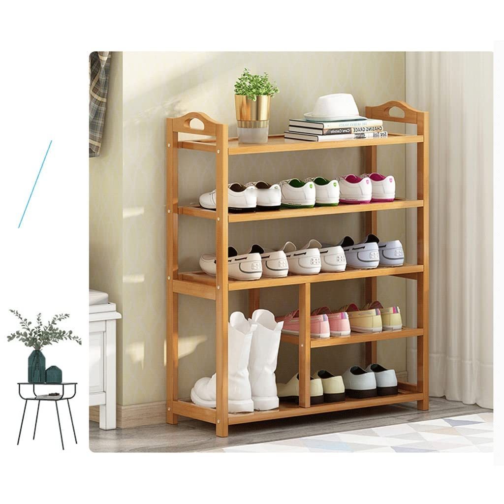 Modern Shoe Rack Cabinet Cupboard Storage Organizer 21 Pairs Portable Double Wooden Shoe Rack Cabinet For Living Room