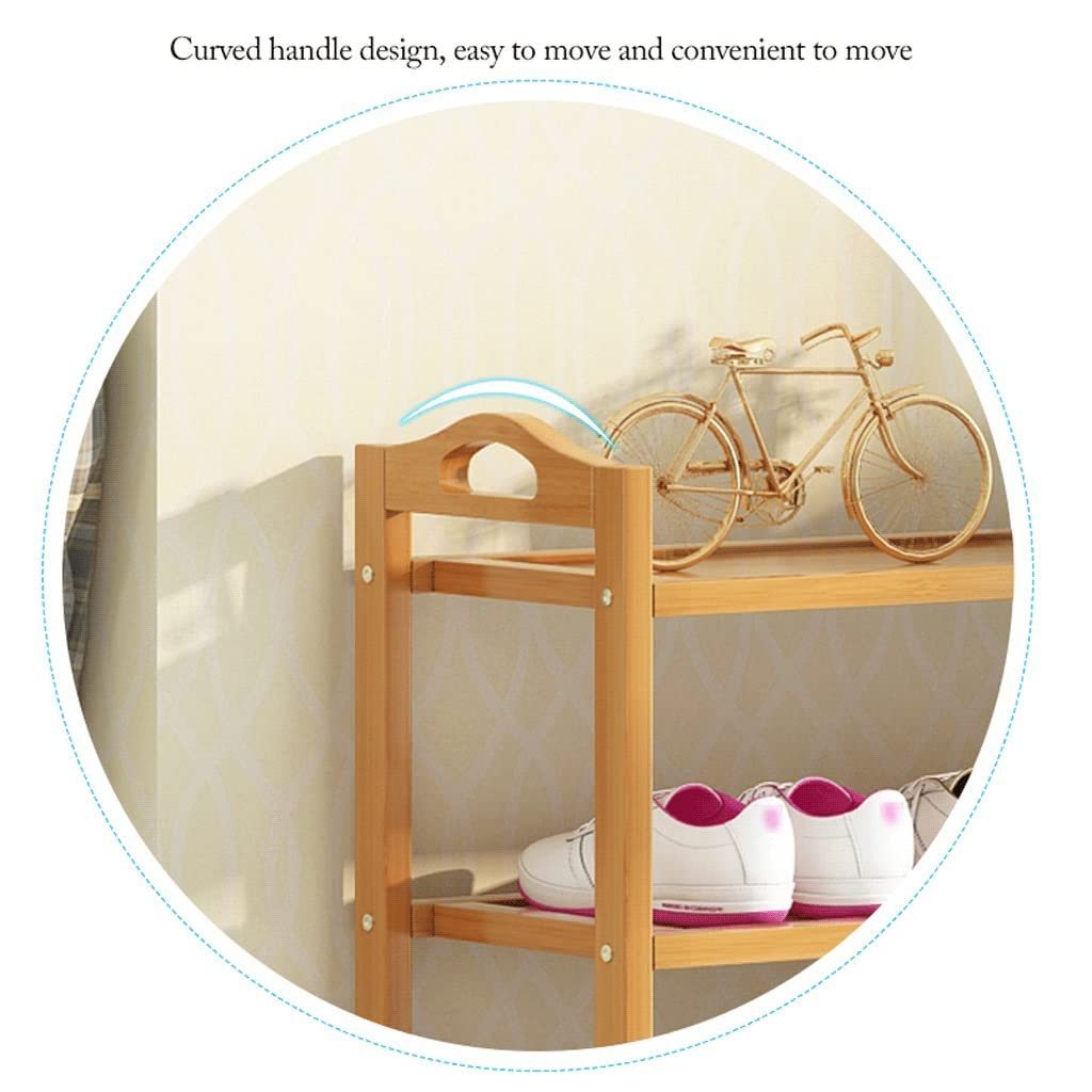 Modern Shoe Rack Cabinet Cupboard Storage Organizer 21 Pairs Portable Double Wooden Shoe Rack Cabinet For Living Room