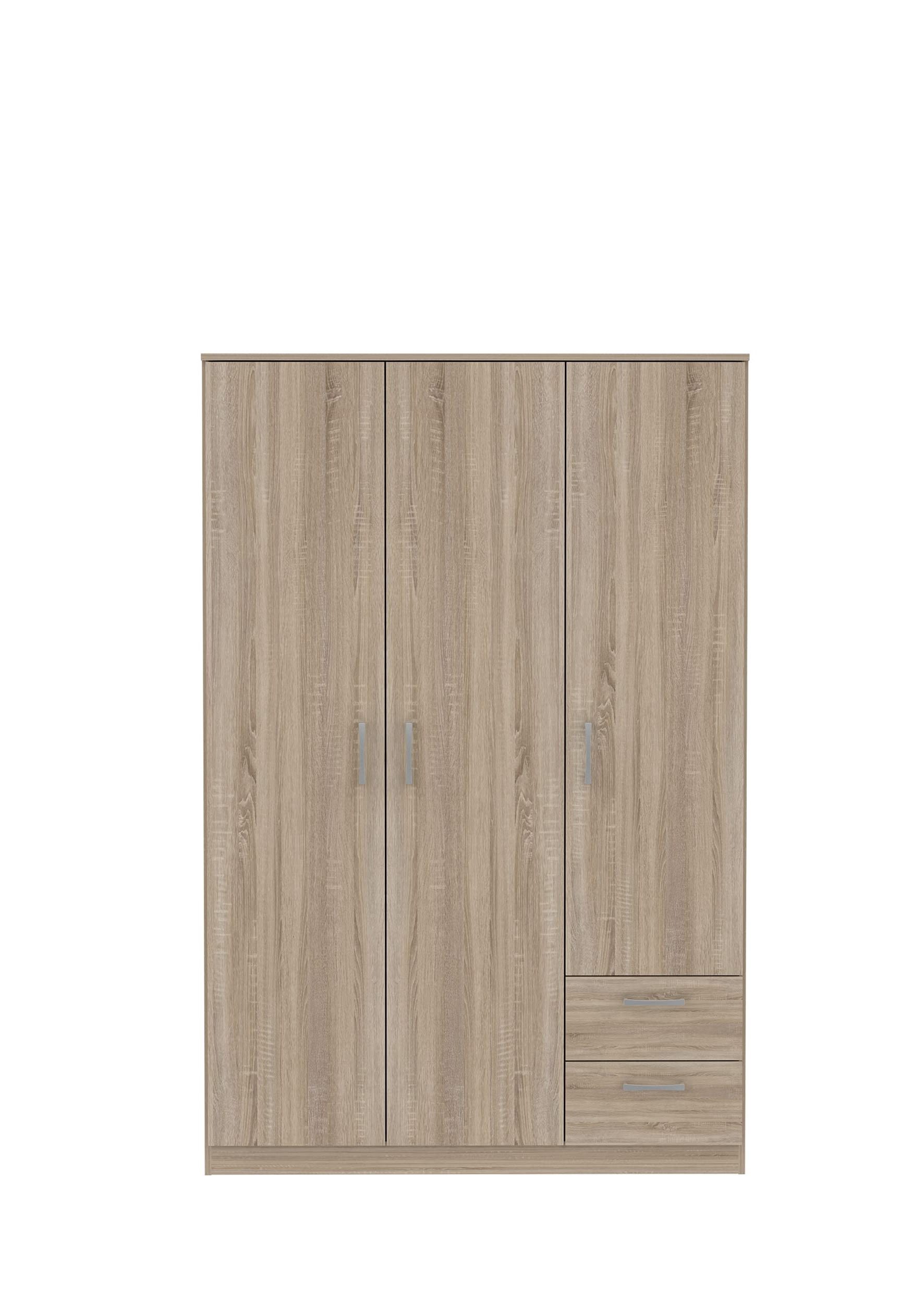 2023 New Fashion Two Doors Bedroom Set With Wardrobe Cabinet Designs wardrobe Bedroom Furniture Modern Solid Wood Wardrobe