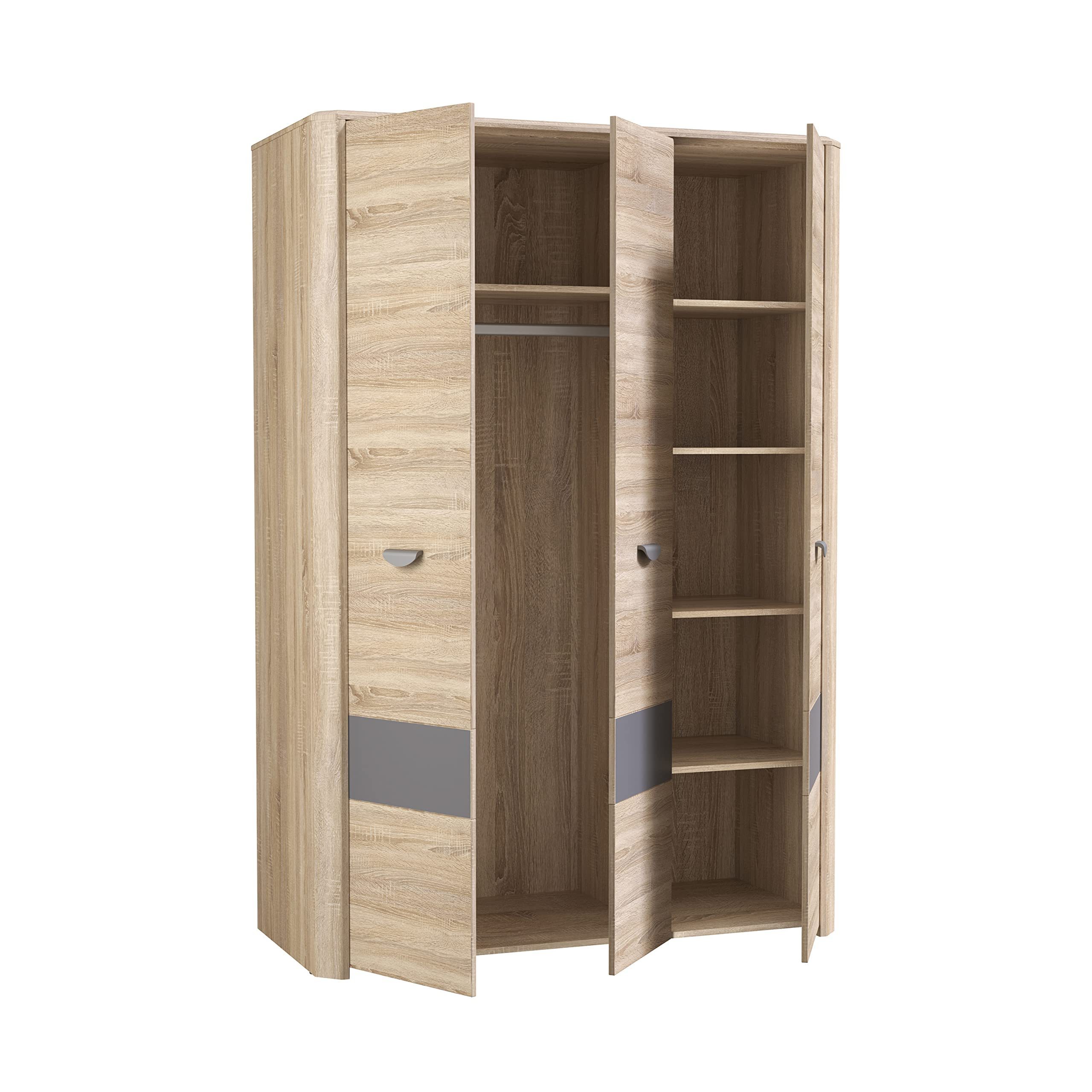 2023 New Fashion Two Doors Bedroom Set With Wardrobe Cabinet Designs wardrobe Bedroom Furniture Modern Solid Wood Wardrobe