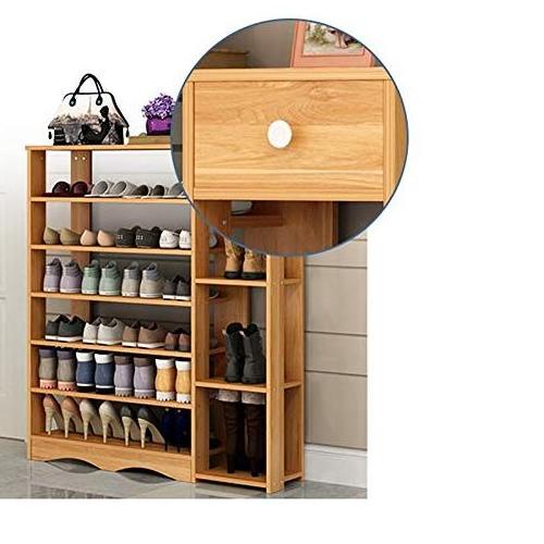 Factory Wholesale Customized Cheap Bamboo Cabinet Shoe Rack Storage Organizer Shoes Rack for Living Room