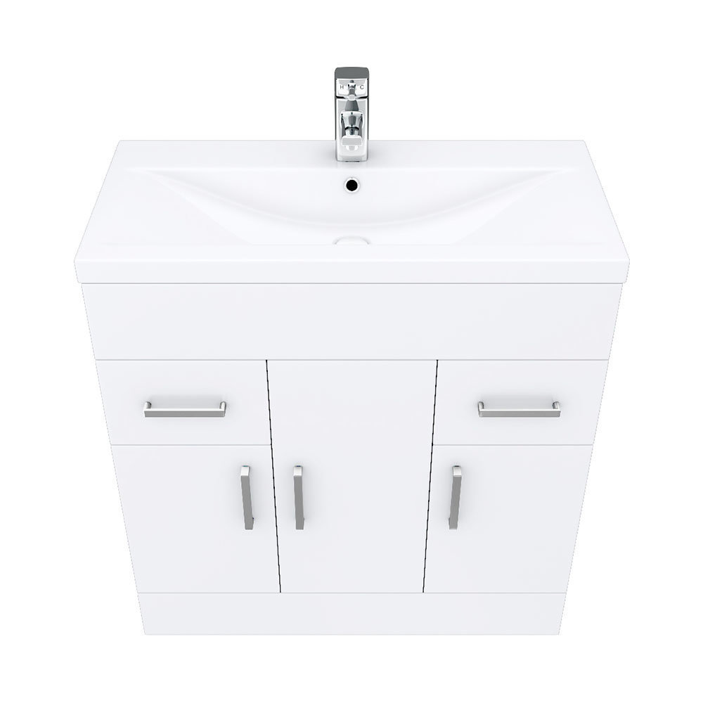 Factory Wholesale Customized Bathroom Vanity Cheap Wooden Bathroom Furniture With Storage Space 3 Doors And 2 Drawers