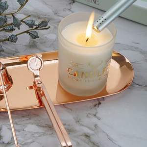 Candle care kit Luxury Scented Candle Aluminum 18CM Long Kitchen Stick electronic naked fire gas lighter candle care kit 2022