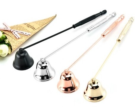 Candle Extinguisher Tool Stainless Steel Muti-color Candle Snuffer Bell Candle Fire Extinguisher