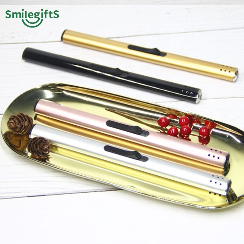 Hot Selling Custom LOGO Metal Refillable Gas Candle Lighter Kitchen Gas Stove Lighter