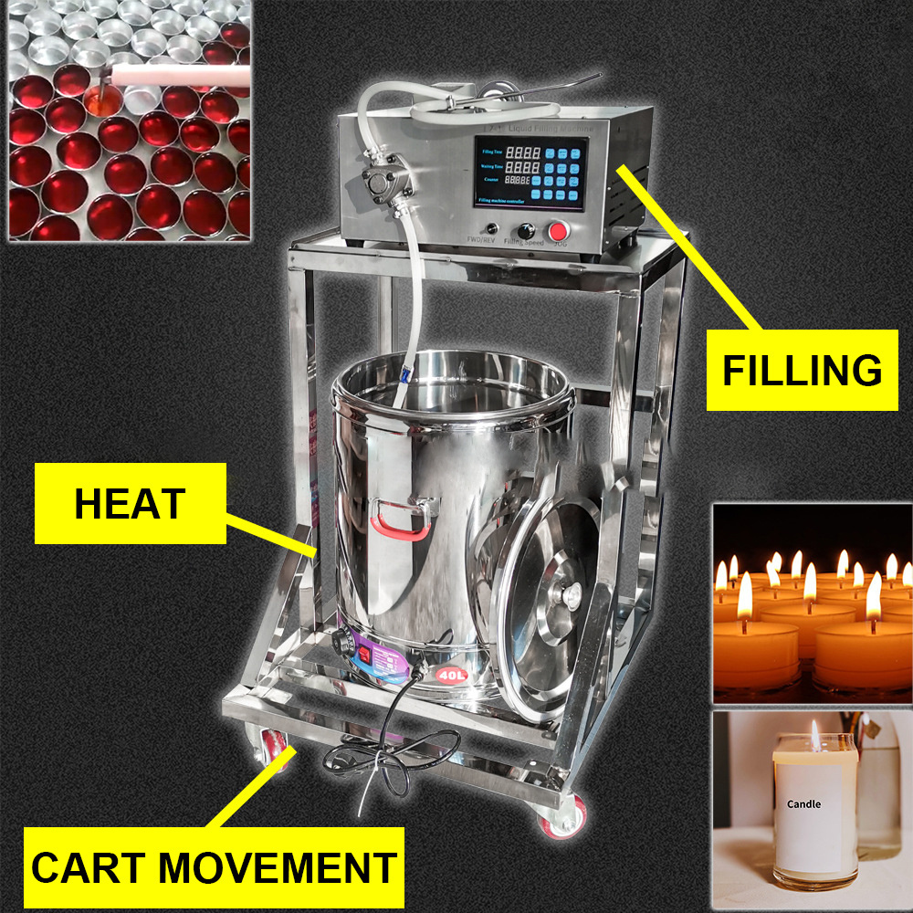 Wholesale Electric Wax Melting For Candle Making Machine Industrial Wax Candle Making Machines