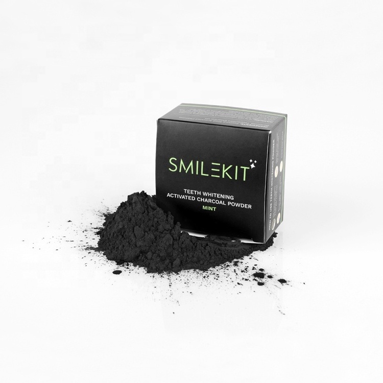 Activated Charcoal Tooth Powder with Charcoal Teeth Whitening Powder Private Label