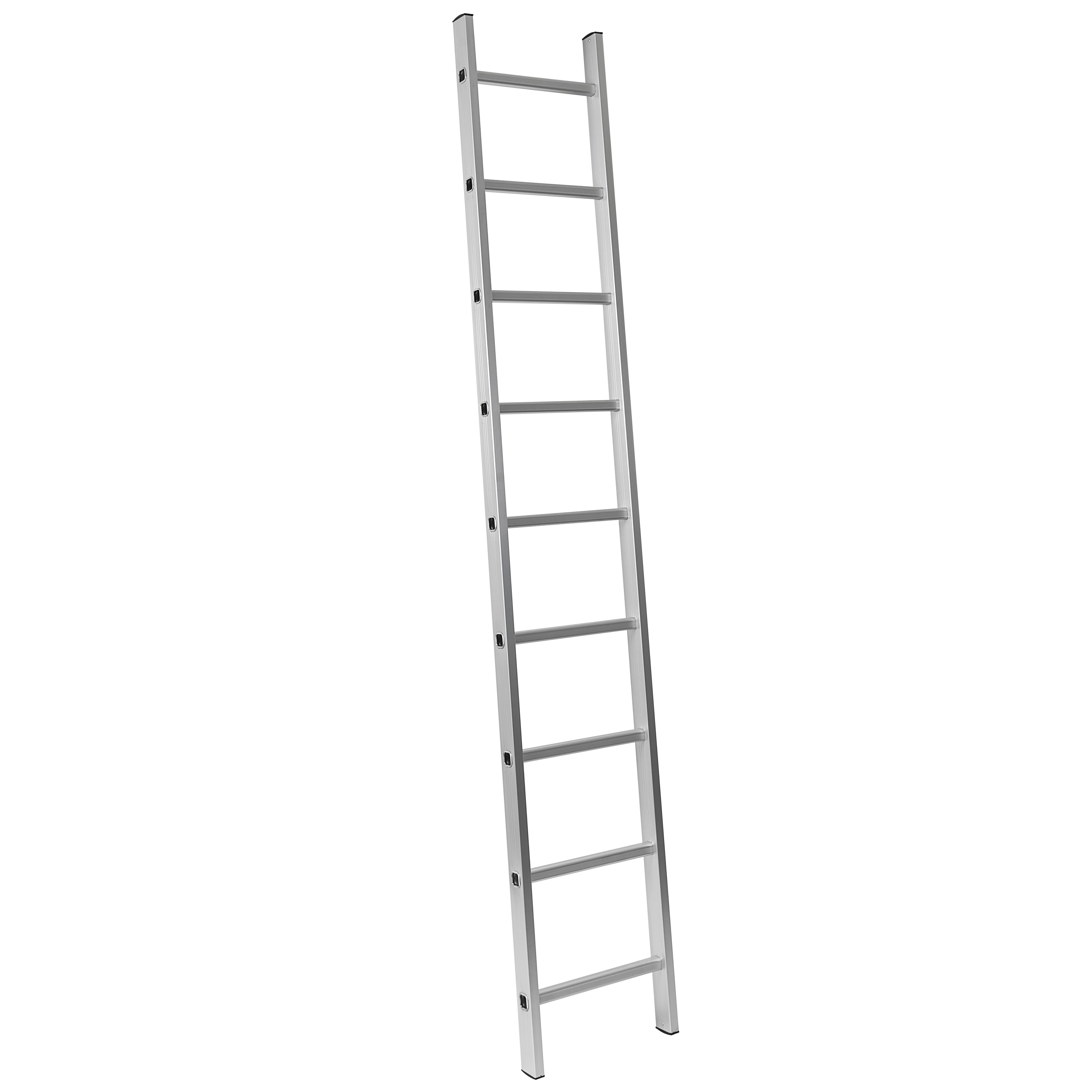 Aluminium single construction ladder lightweight ladder