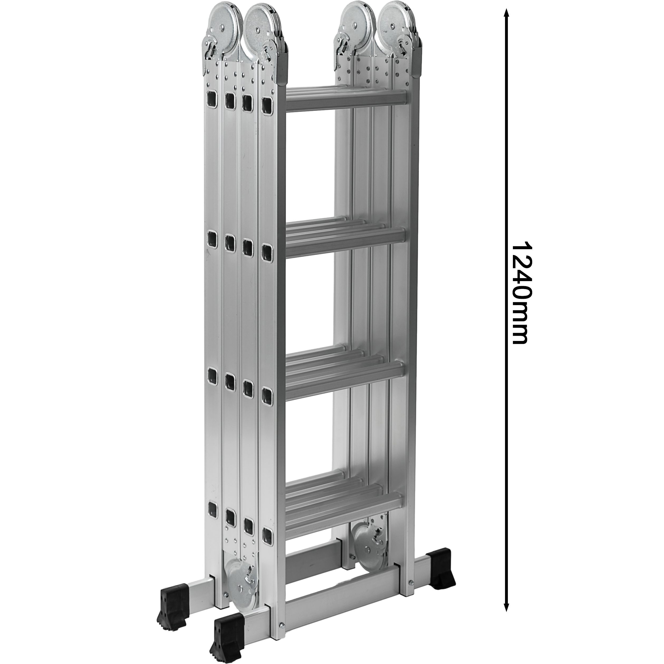 2023  HOT SALE EN131 SGS TUV compact aluminum folding ladder