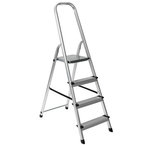 GS thickness1.22mm home use aluminium household ladder 4 steps folding ladder