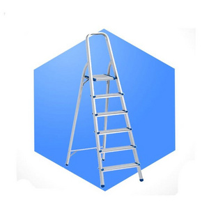 attic ladder 6-Step Aluminum Left Handrail Step Ladder Fiberglass Stepladder